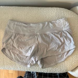 lululemon athletica Light Gray Athletic Shorts
